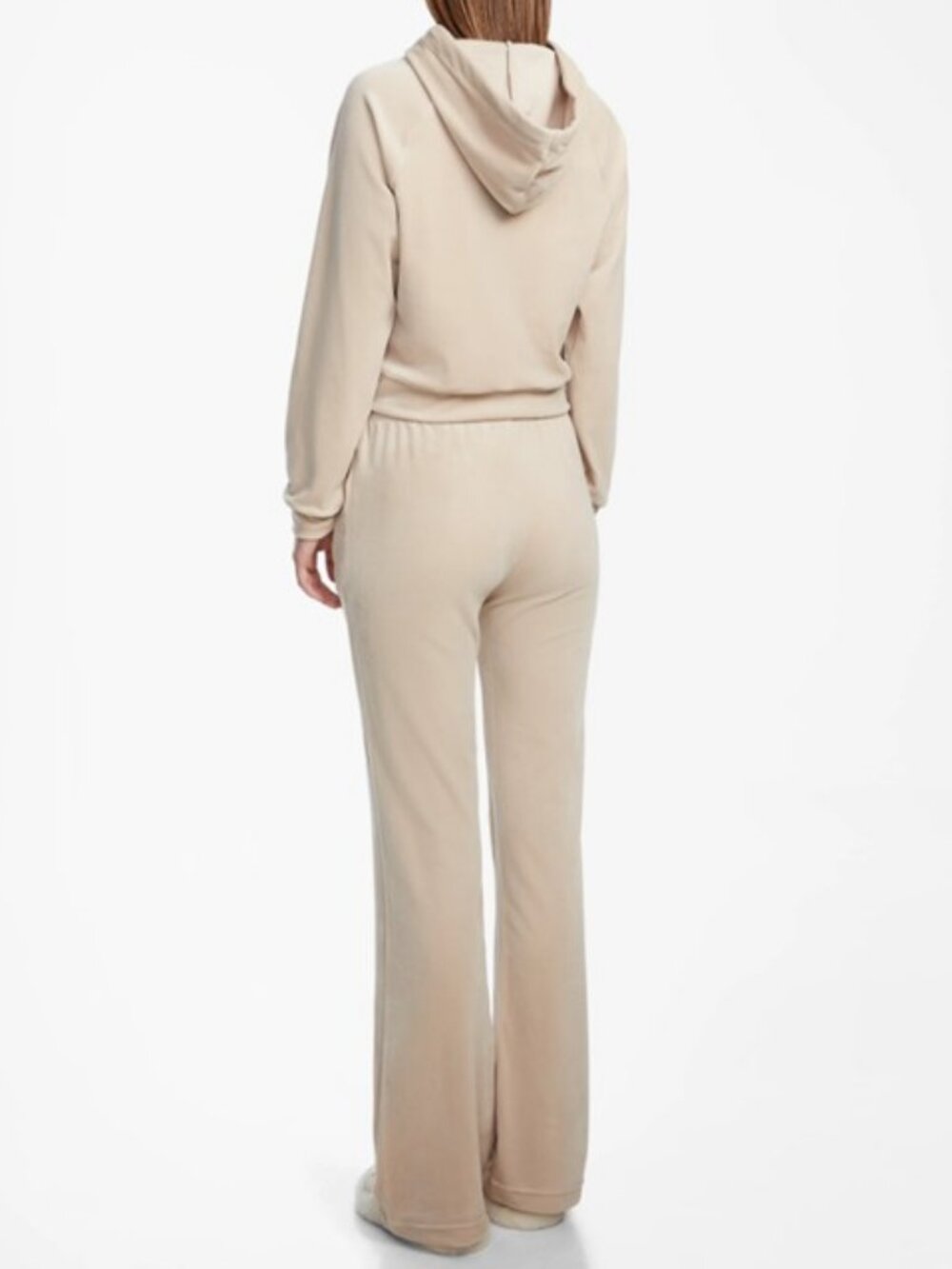 Rudsak Valeria velour hoodie cream women's size XL - Picture 6 of 7